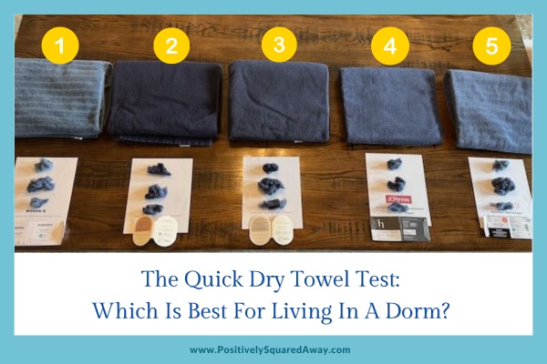 5 quick dry towel test results