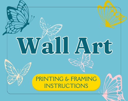 Printable Wall Art For College Dorms And Apartments | Printing Instructions